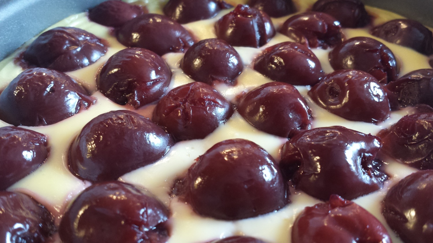 Kirsch-Schmand-Kuchen | Bines Thermi-Welt